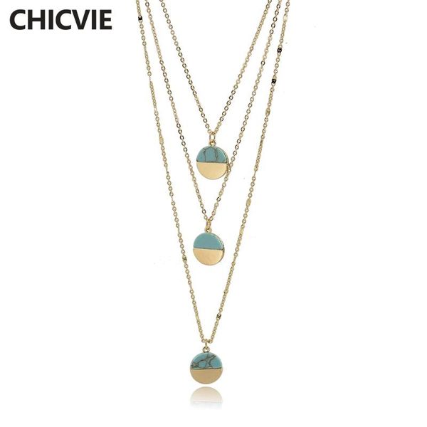 pendant necklaces chicvie layered necklace jewelry round metal with stone pendants display bohemia style statement sne170025, Silver
pendant necklaces chicvie layered necklace jewelry round metal with stone pendants display bohemia style statement sne170025, Silver