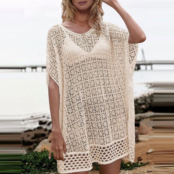 fashion women summer holiday solid colors crochet short sleeve hollow out perspective beach dress sundress maillot de bain#g4 women's s, White;black
fashion women summer holiday solid colors crochet short sleeve hollow out perspective beach dress sundress maillot de bain#g4 women's s, White;black