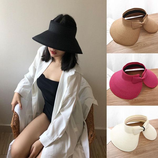 wide brim hats dt013 women summer visors hat foldable sun large beach straw chapeau femme uv protection caps, Blue;gray
wide brim hats dt013 women summer visors hat foldable sun large beach straw chapeau femme uv protection caps, Blue;gray