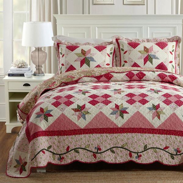 comforters & sets korea style patchwork quilt set 3pcs summer bedding quilted bedspread cotton quilts bed cover super king size coverlet
comforters & sets korea style patchwork quilt set 3pcs summer bedding quilted bedspread cotton quilts bed cover super king size coverlet