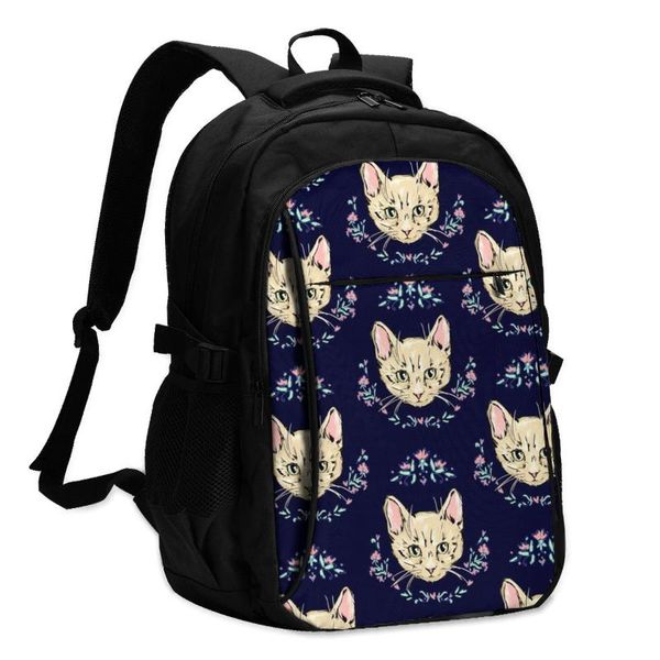backpack usb charge women cute cats kittens sketch student letters print school bag teenager girls
backpack usb charge women cute cats kittens sketch student letters print school bag teenager girls