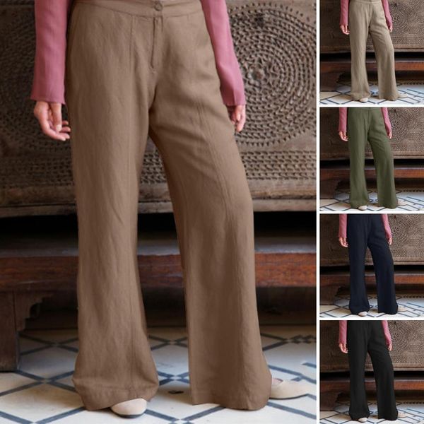 women's pants & capris zanzea 2021 stylish solid spring wide leg trousers casual button zipper long pantalon palazzo turnip oversized 7, Black;white
women's pants & capris zanzea 2021 stylish solid spring wide leg trousers casual button zipper long pantalon palazzo turnip oversized 7, Black;white