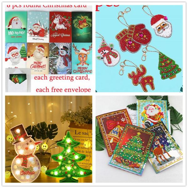 christmas decorations 2021 style tree light diamond mosaic gifts painting greeting card/keychain set
christmas decorations 2021 style tree light diamond mosaic gifts painting greeting card/keychain set