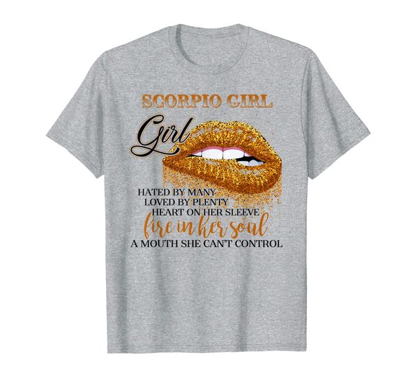 scorpio girl hated by many biting lips tshirt birthday gifts, White;black
scorpio girl hated by many biting lips tshirt birthday gifts, White;black