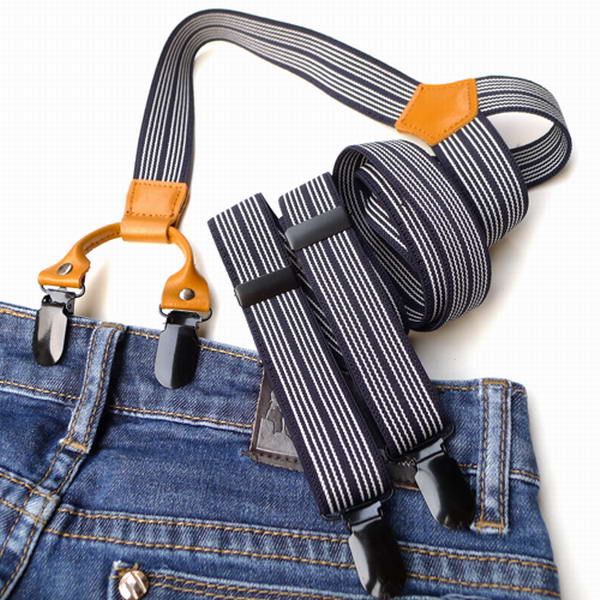 heavy duty pant braces clips y-back adjustable elastic suspenders 4 clips fashion suspenders with leather, Black;white
heavy duty pant braces clips y-back adjustable elastic suspenders 4 clips fashion suspenders with leather, Black;white