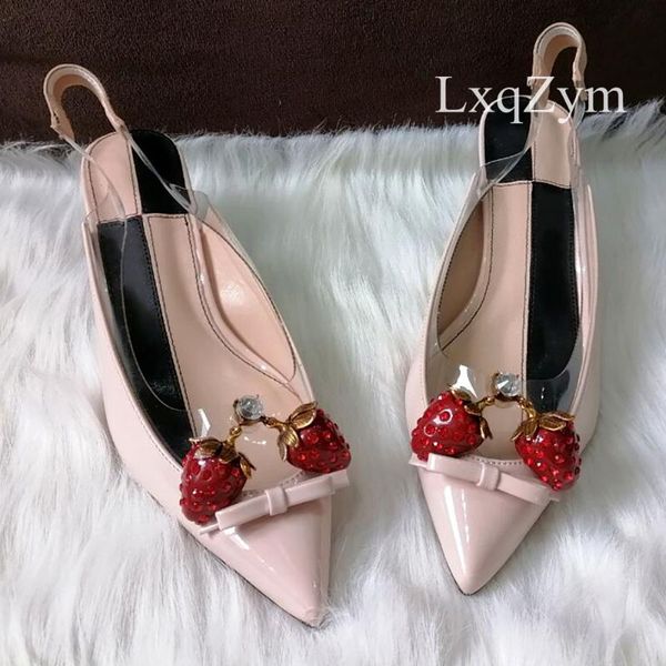 sandals brand french strawberry rhinestone pointy toe stiletto bamboo style heel elastic band fairy sweet women pumps, Black
sandals brand french strawberry rhinestone pointy toe stiletto bamboo style heel elastic band fairy sweet women pumps, Black