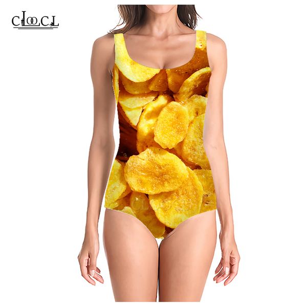 cloocl popular delicious potato chips 2021 summer 3d print women sleeveless swimsuit cosplay swimsuits beach one piece swimwear, White;black
cloocl popular delicious potato chips 2021 summer 3d print women sleeveless swimsuit cosplay swimsuits beach one piece swimwear, White;black