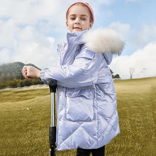 down coat winter fashion children's clothes girls sky blue hooded jacket middle and big windproof & warm long, Blue;gray
down coat winter fashion children's clothes girls sky blue hooded jacket middle and big windproof & warm long, Blue;gray