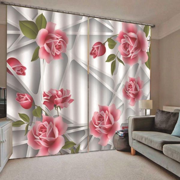 curtain & drapes stereoscopic curtains customized size luxury blackout 3d window for living room pink flower
curtain & drapes stereoscopic curtains customized size luxury blackout 3d window for living room pink flower