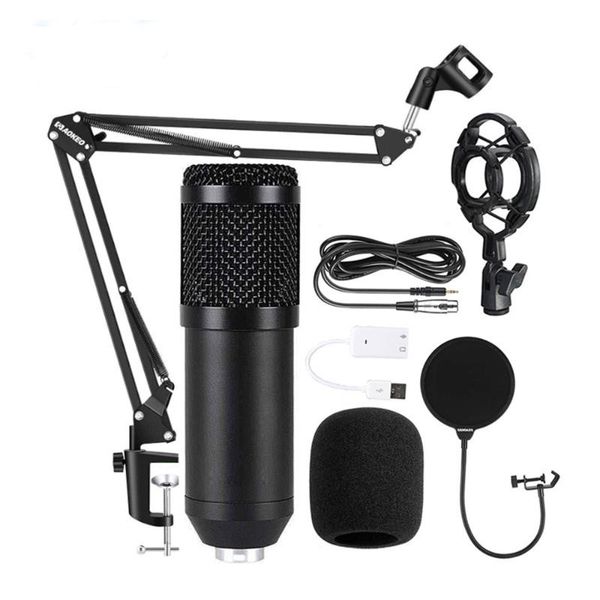 microphones professional bm800 studio condenser microphone 3.5mm wired sound recording for computer
microphones professional bm800 studio condenser microphone 3.5mm wired sound recording for computer