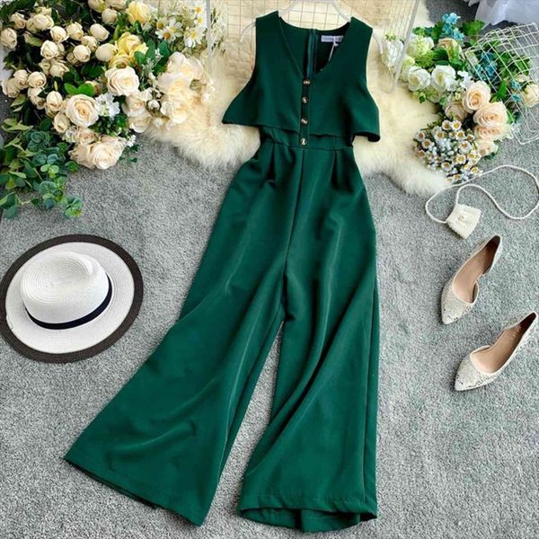 elegant summer v neck womens jumpsuits sleeveless tank bodycon fashion overalls ladies casual korean clothes, Black;white
elegant summer v neck womens jumpsuits sleeveless tank bodycon fashion overalls ladies casual korean clothes, Black;white