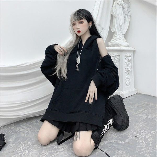 qwee japnese harajuku gothic black off shoulder hoodie women sreetwear zipper gothic style hoodie goth 2021 spring fashion
qwee japnese harajuku gothic black off shoulder hoodie women sreetwear zipper gothic style hoodie goth 2021 spring fashion