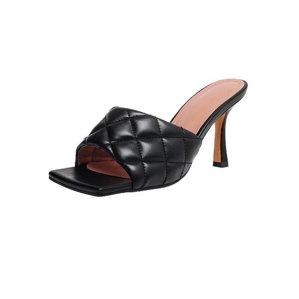 slippers 2021 summer fashion women 8cm fine high heel sandals comfortable real leather inner quality open toe female shoes, Black
slippers 2021 summer fashion women 8cm fine high heel sandals comfortable real leather inner quality open toe female shoes, Black