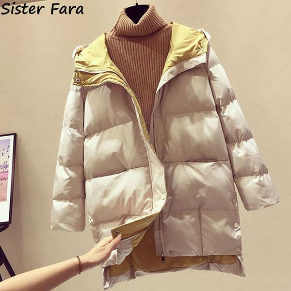 women's down & parkas sister fara winter women mid-length loose warm thick zipper pocket outwear coat for cotton long padded hooded par, Black
women's down & parkas sister fara winter women mid-length loose warm thick zipper pocket outwear coat for cotton long padded hooded par, Black
