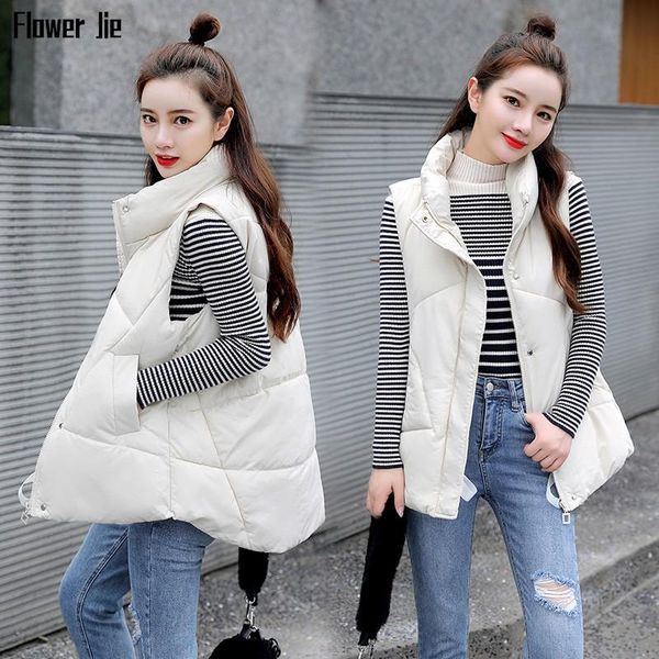 women vest jacket winter 2021 new casual black cotton padded overcoat loose sleeveless plus size autumn waistcoat femlae, Black;white
women vest jacket winter 2021 new casual black cotton padded overcoat loose sleeveless plus size autumn waistcoat femlae, Black;white