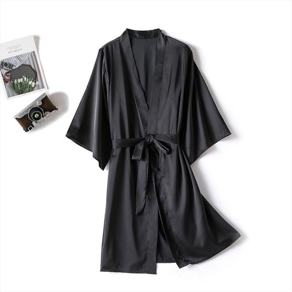 satin robe intimate lingerie silky women sleepwear bridal wedding casual kimono bathrobe gown nightgown nightwear, Black;red
satin robe intimate lingerie silky women sleepwear bridal wedding casual kimono bathrobe gown nightgown nightwear, Black;red