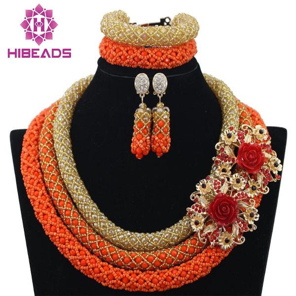 earrings & necklace fashion 3 layers nigerian wedding african beads jewelry set dubai orange crysta bridal abf533, Silver
earrings & necklace fashion 3 layers nigerian wedding african beads jewelry set dubai orange crysta bridal abf533, Silver