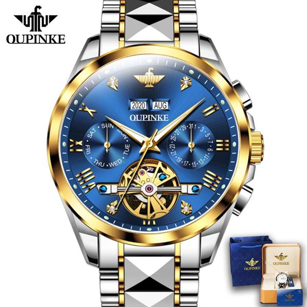 wristwatches oupinke automatic men mechanical sapphire glass tourbillon watches wristwatch waterproof watch box reloj hombr, Slivery;brown
wristwatches oupinke automatic men mechanical sapphire glass tourbillon watches wristwatch waterproof watch box reloj hombr, Slivery;brown