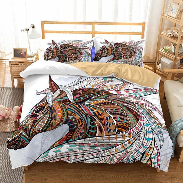 bedding sets national style luxury horse print animals duvet cover set girl comforter king size custom bed linen
bedding sets national style luxury horse print animals duvet cover set girl comforter king size custom bed linen