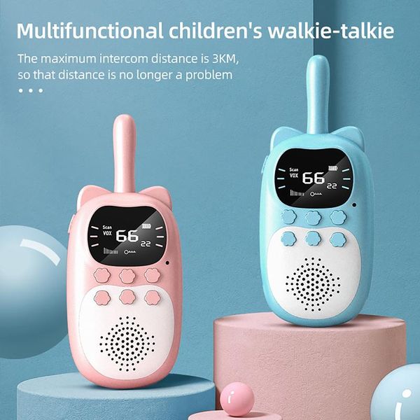 walkie talkie wireless walkie-talkie strong penetration 3km call waterproof parent-child interactive led light usb charging children's
walkie talkie wireless walkie-talkie strong penetration 3km call waterproof parent-child interactive led light usb charging children's