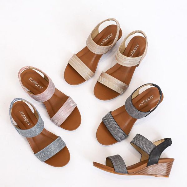 sandals women's flat wedge roman shoes platform high heels women 2021 open toe beach female comfy slip on, Black
sandals women's flat wedge roman shoes platform high heels women 2021 open toe beach female comfy slip on, Black