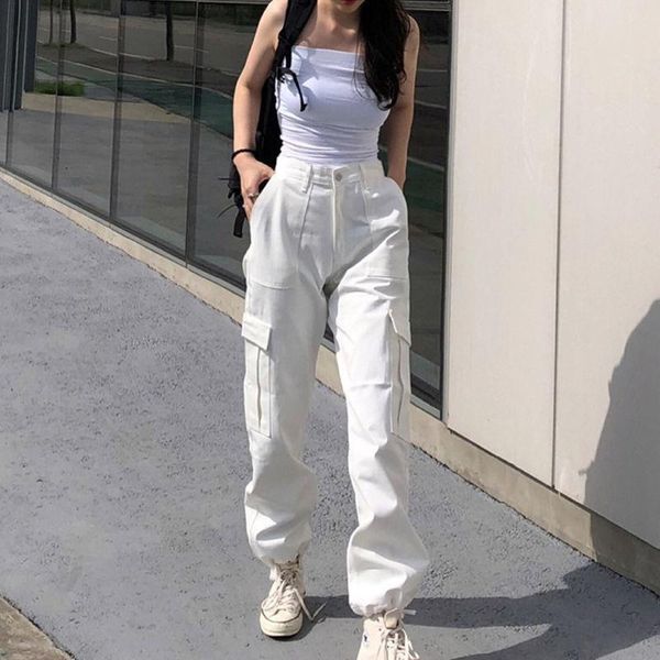 women's pants & capris woman jeans hop big pocket tooling high waist leg long legged cool pantalones vaqueros mujer, Black;white
women's pants & capris woman jeans hop big pocket tooling high waist leg long legged cool pantalones vaqueros mujer, Black;white