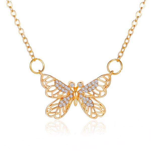 pendant necklaces charm bling starry clear crystal hollow butterfly golden white chain copper necklace jewelry for women, Silver
pendant necklaces charm bling starry clear crystal hollow butterfly golden white chain copper necklace jewelry for women, Silver