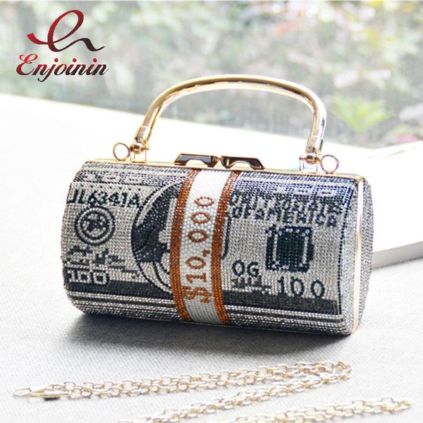 evening bags luxury diamond cylindrical women purses and handbags fashion dollar pattern money party clutch bag female shoulder chain
evening bags luxury diamond cylindrical women purses and handbags fashion dollar pattern money party clutch bag female shoulder chain