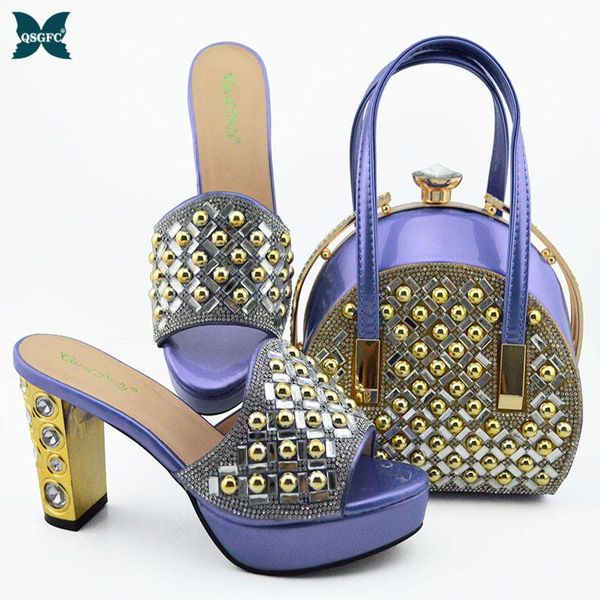 dress shoes 2021 italian design african special violet color metal and platform style party wedding high heels women bag set, Black
dress shoes 2021 italian design african special violet color metal and platform style party wedding high heels women bag set, Black
