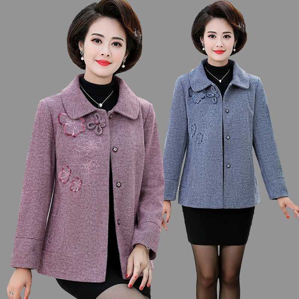 women's jackets middle-aged and elderly women coat 2021 fashion spring autumn slim long-sleeve short outerwear plus size mom casual jac, Black;brown
women's jackets middle-aged and elderly women coat 2021 fashion spring autumn slim long-sleeve short outerwear plus size mom casual jac, Black;brown