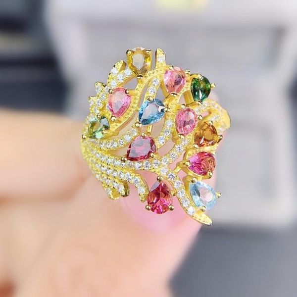 cluster rings natural real tourmaline luxury ring per jewelry 925 sterling silver 0.25ct*12pcs gemstone fine for men or women j213305, Golden;silver
cluster rings natural real tourmaline luxury ring per jewelry 925 sterling silver 0.25ct*12pcs gemstone fine for men or women j213305, Golden;silver