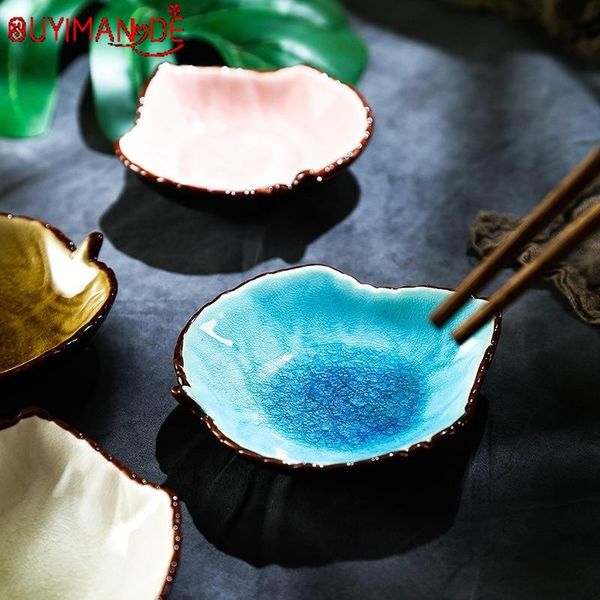 dishes & plates ice crack leaf shape ceramic underglaze porcelain sauce snack fruit sushi tray small plate for cake dessert
dishes & plates ice crack leaf shape ceramic underglaze porcelain sauce snack fruit sushi tray small plate for cake dessert