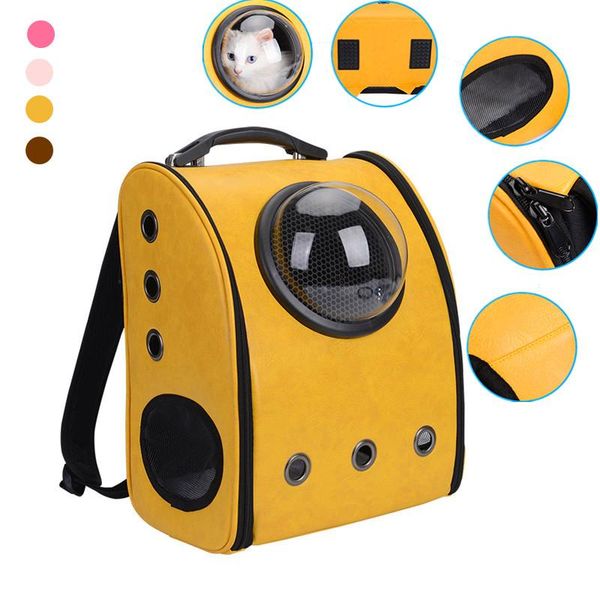 cat carriers,crates & houses pu leather carrier bag foldable portable outdoor travel backpack breathable transparent space for dogs
cat carriers,crates & houses pu leather carrier bag foldable portable outdoor travel backpack breathable transparent space for dogs