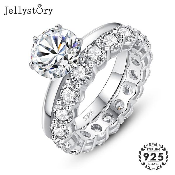 cluster rings jellystory luxury s925 sterling silver jewelry with created moissanite charm ring set for women wedding banquet party gift, Golden;silver
cluster rings jellystory luxury s925 sterling silver jewelry with created moissanite charm ring set for women wedding banquet party gift, Golden;silver