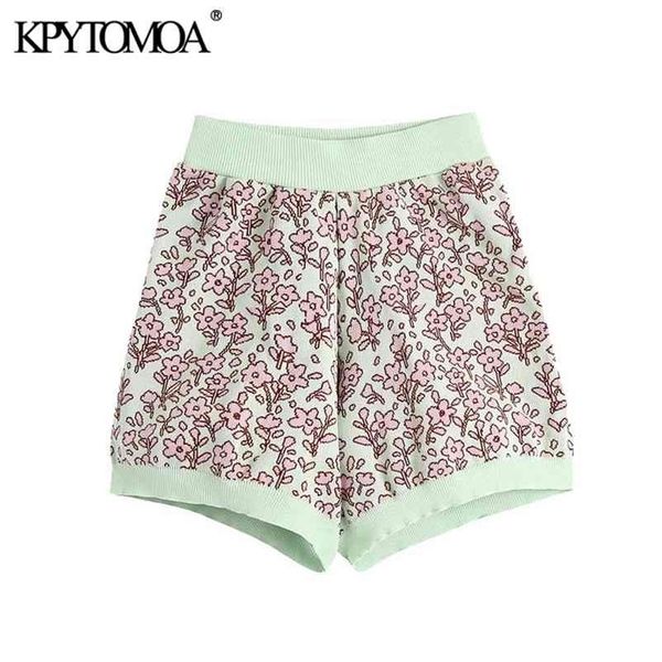 kpytomoa women chic fashion jacquard knitted shorts vintage high elastic waist female short pants mujer 210621, White;black
kpytomoa women chic fashion jacquard knitted shorts vintage high elastic waist female short pants mujer 210621, White;black