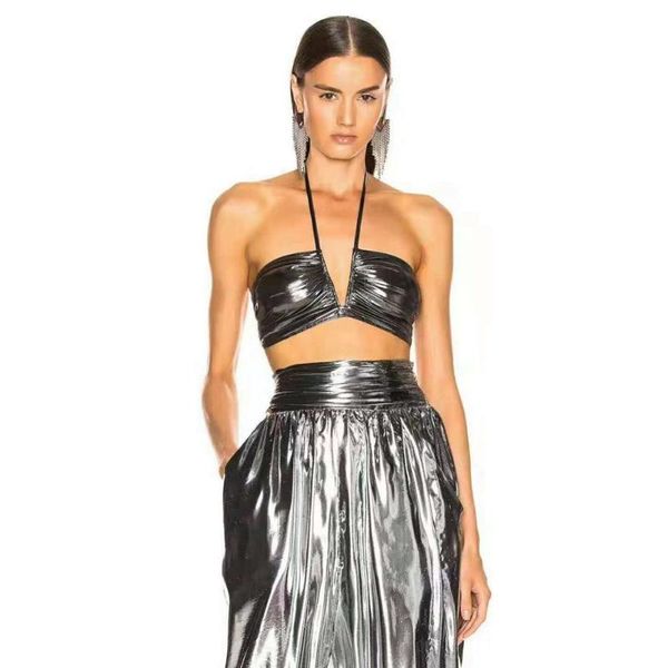 women's jumpsuits & rompers women fashion silver jumpsuit two 2 pieces spaghetti strap summer 2021 club good quality verano wholesale, Black;white
women's jumpsuits & rompers women fashion silver jumpsuit two 2 pieces spaghetti strap summer 2021 club good quality verano wholesale, Black;white