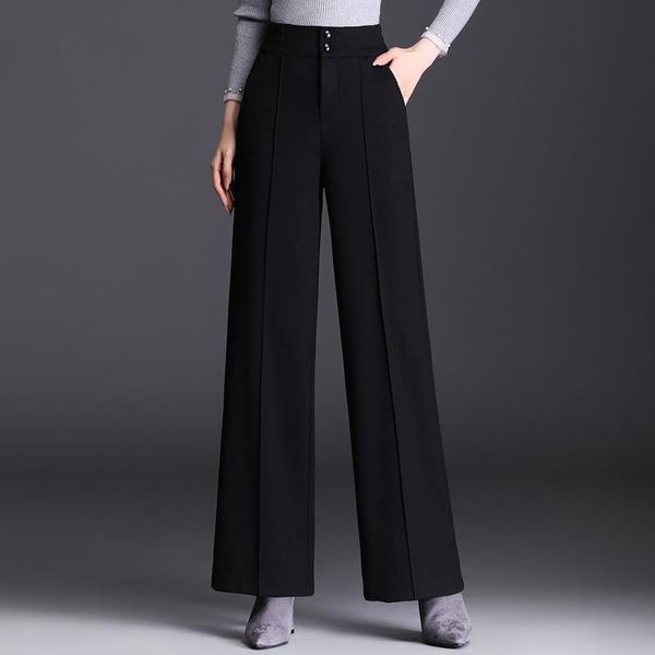 women's pants & capris black suit wide leg for women autumn high waist loose casual office lady elegant chic formal straight trousers 2, Black;white
women's pants & capris black suit wide leg for women autumn high waist loose casual office lady elegant chic formal straight trousers 2, Black;white