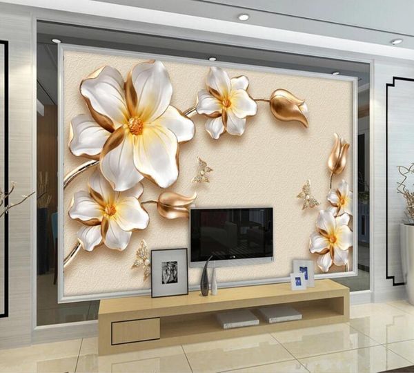 wallpapers custom mural wallpaper 3d luxury golden flower jewelry tv background wall
wallpapers custom mural wallpaper 3d luxury golden flower jewelry tv background wall
