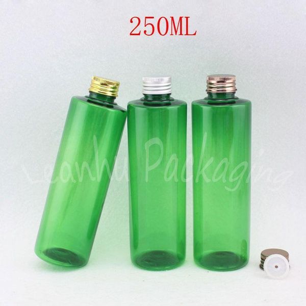 green plastic bottle aluminum cap , 250cc lotion / shampoo packaging empty cosmetic container ( 25 pc/lot )
green plastic bottle aluminum cap , 250cc lotion / shampoo packaging empty cosmetic container ( 25 pc/lot )