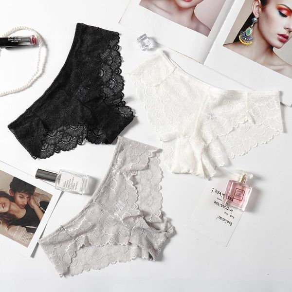 3pcs underwear ladies panty transparent tempting low-rise lingerie lace panties solid soft breathable briefs seamless women, Black;pink
3pcs underwear ladies panty transparent tempting low-rise lingerie lace panties solid soft breathable briefs seamless women, Black;pink