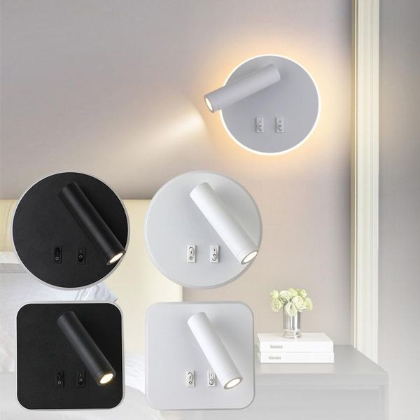 wall lamp creative nordic bedroom led lamps potligh backlight rotation sconce indoor light for home
wall lamp creative nordic bedroom led lamps potligh backlight rotation sconce indoor light for home