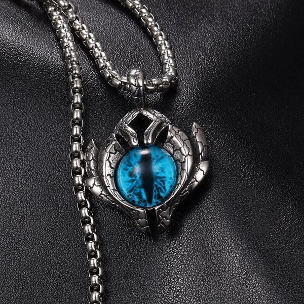 pendant necklaces blue evil eye necklace charms dragon eyes spaceship pendnat stainless steel chain women men punk jewelry, Silver
pendant necklaces blue evil eye necklace charms dragon eyes spaceship pendnat stainless steel chain women men punk jewelry, Silver