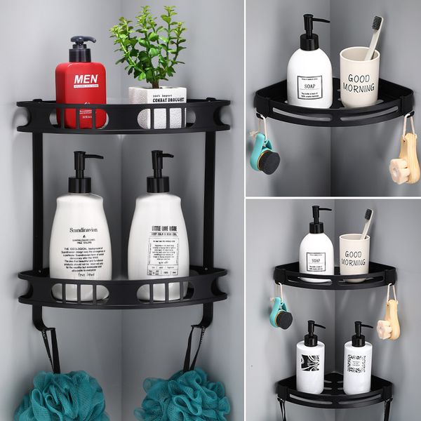2021 new with hooks bath shower aluminum black bathroom corner shelf wall mounted kitchen storage holder lsar
2021 new with hooks bath shower aluminum black bathroom corner shelf wall mounted kitchen storage holder lsar