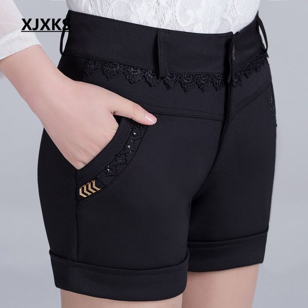 women's short new autumn and winter middle-age basic plus size s-7xl solid shorts elastic high waist shorts casual shorts 210301, White;black
women's short new autumn and winter middle-age basic plus size s-7xl solid shorts elastic high waist shorts casual shorts 210301, White;black