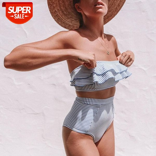 striped ruffled bikini 2020 bandeau push up swimwear women swimsuit high waist bikinis set swimming for women bathing suits #gg5i, White;black
striped ruffled bikini 2020 bandeau push up swimwear women swimsuit high waist bikinis set swimming for women bathing suits #gg5i, White;black