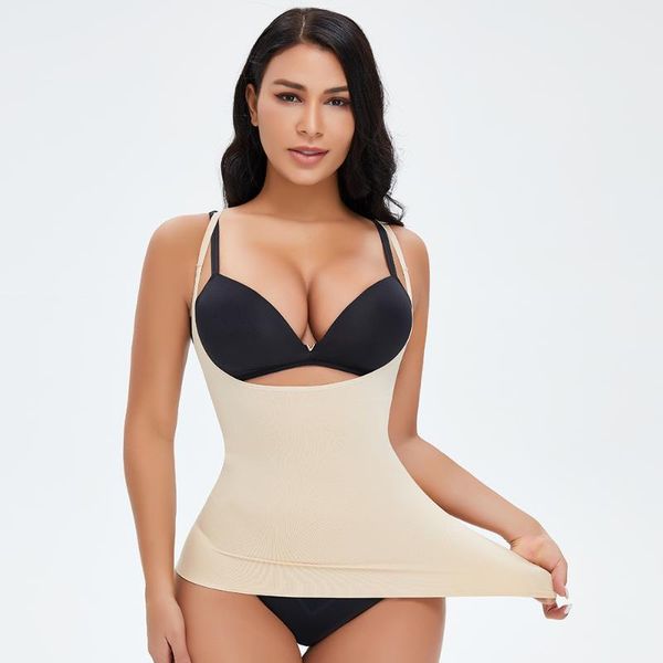 women's shapers waist cincher shapewear overbust trainer tummy control compression seamless vest body shaper corset bodysuit, Black;white
women's shapers waist cincher shapewear overbust trainer tummy control compression seamless vest body shaper corset bodysuit, Black;white