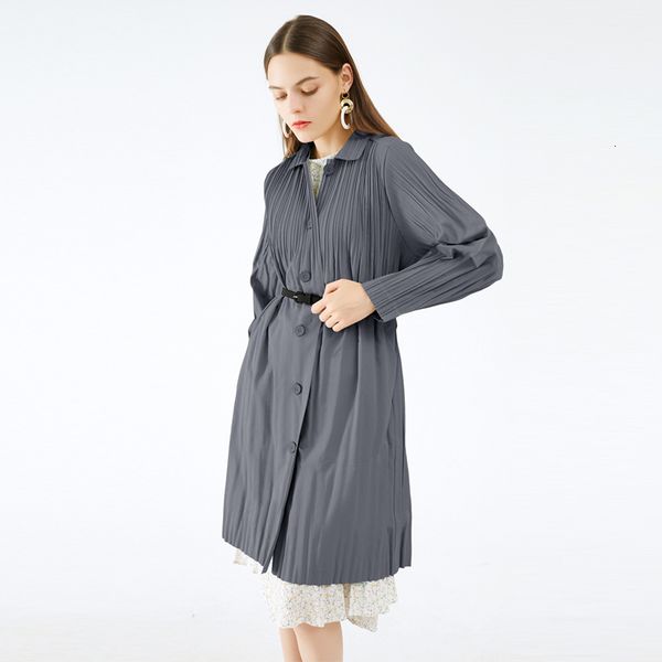 women's trench coats changpleat autumn women's single-breasted trench coat miyak pleated large size loose mid-length windbreaker s, Tan;black
women's trench coats changpleat autumn women's single-breasted trench coat miyak pleated large size loose mid-length windbreaker s, Tan;black