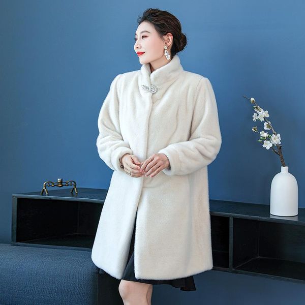 women's fur & faux black woman winter coats and jackets the mid-length imitation mink keep warm
women's fur & faux black woman winter coats and jackets the mid-length imitation mink keep warm
