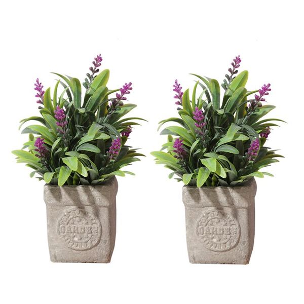 decorative flowers & wreaths 2pcs fake lavender potted artificial plant living room wedding simulation gift bonsai small deskel bedroom
decorative flowers & wreaths 2pcs fake lavender potted artificial plant living room wedding simulation gift bonsai small deskel bedroom