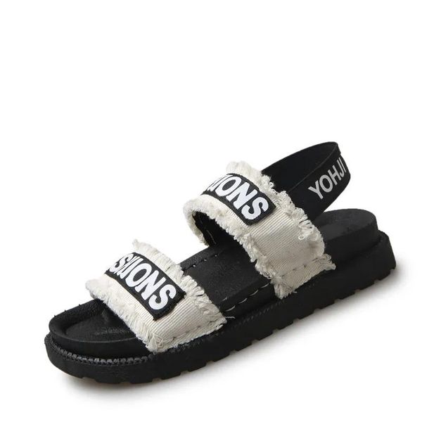 sandals summer women platform casaul shoes chunky leather outdoor beach women's flat, Black
sandals summer women platform casaul shoes chunky leather outdoor beach women's flat, Black
